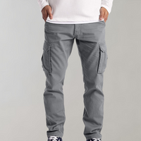 Comfortable Cargo Trousers for Men - Jasper-Light grey-XS-State of Style
