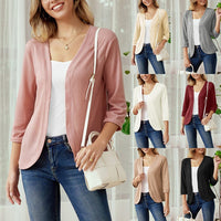 Comfortable Casual Knit Cardigan-Black-S-State of Style