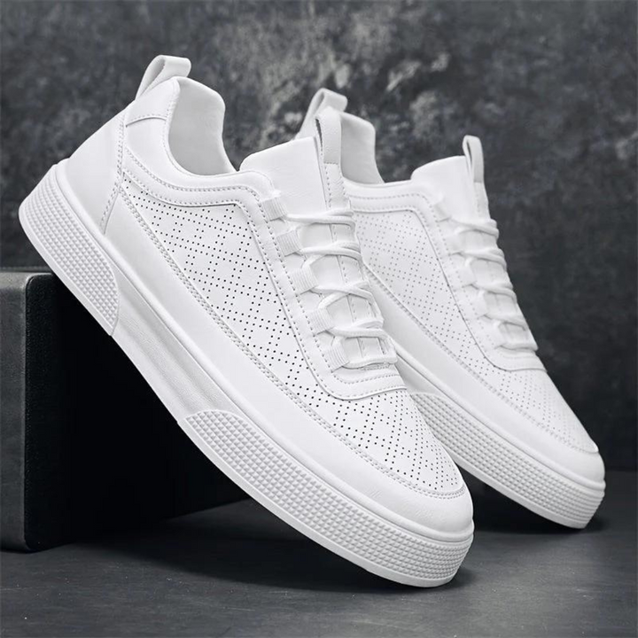 Comfortable Casual Men's Sneakers - UrbanEase-White-6-State of Style