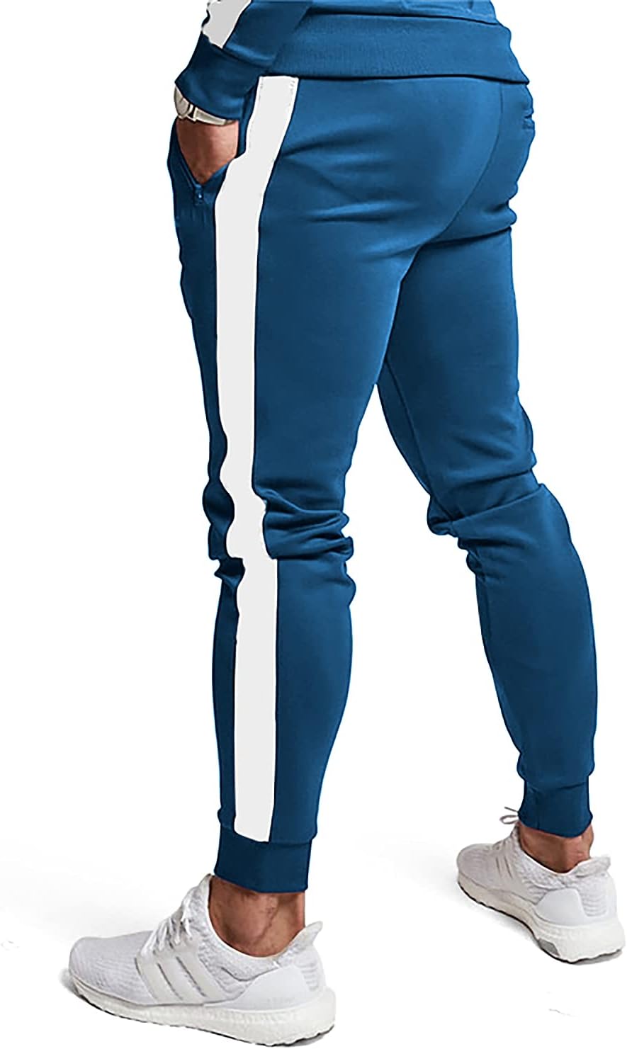 Comfortable Casual Men's Tracksuit - Logan-Green/White-S-State of Style