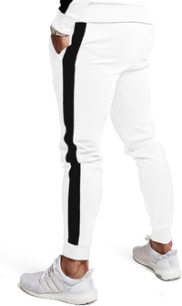 Comfortable Casual Men's Tracksuit - Logan-Green/White-S-State of Style