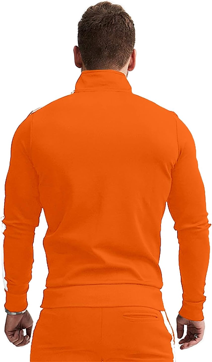 Comfortable Casual Men's Tracksuit - Logan-Green/White-S-State of Style