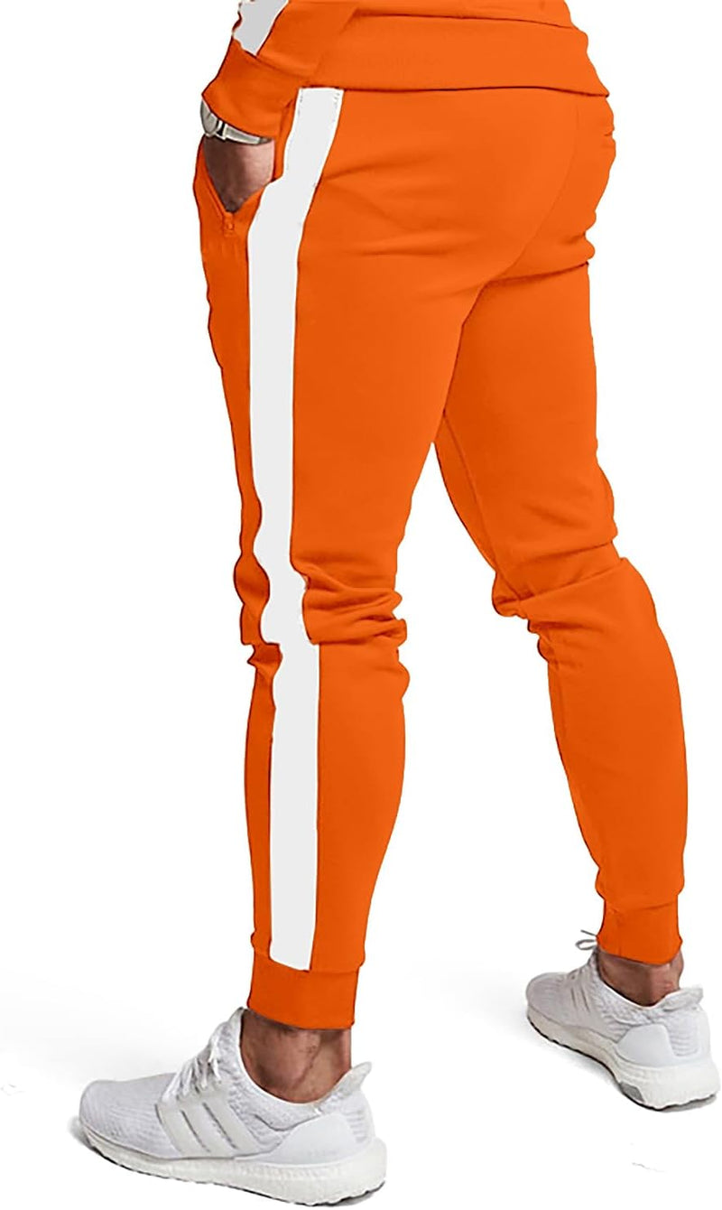 Comfortable Casual Men's Tracksuit - Logan-Green/White-S-State of Style