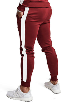 Comfortable Casual Men's Tracksuit - Logan-Green/White-S-State of Style