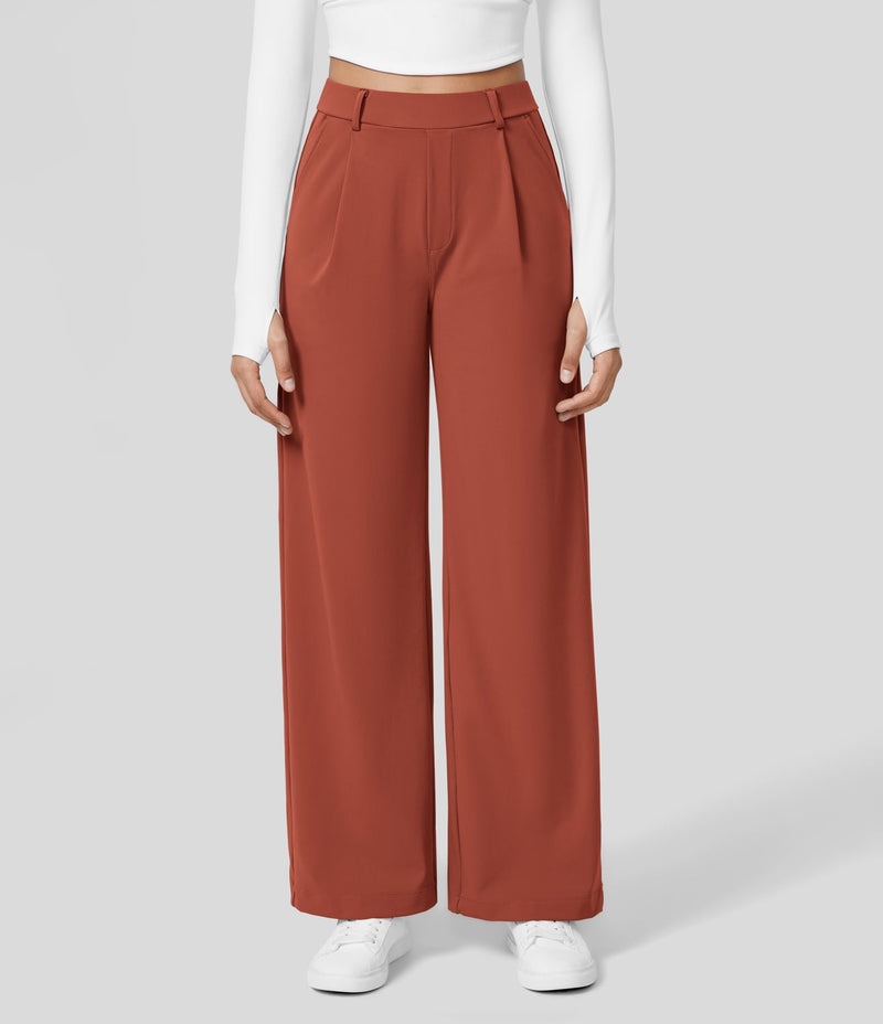 Comfortable Casual Trousers - Ace-Red-S-36-State of Style