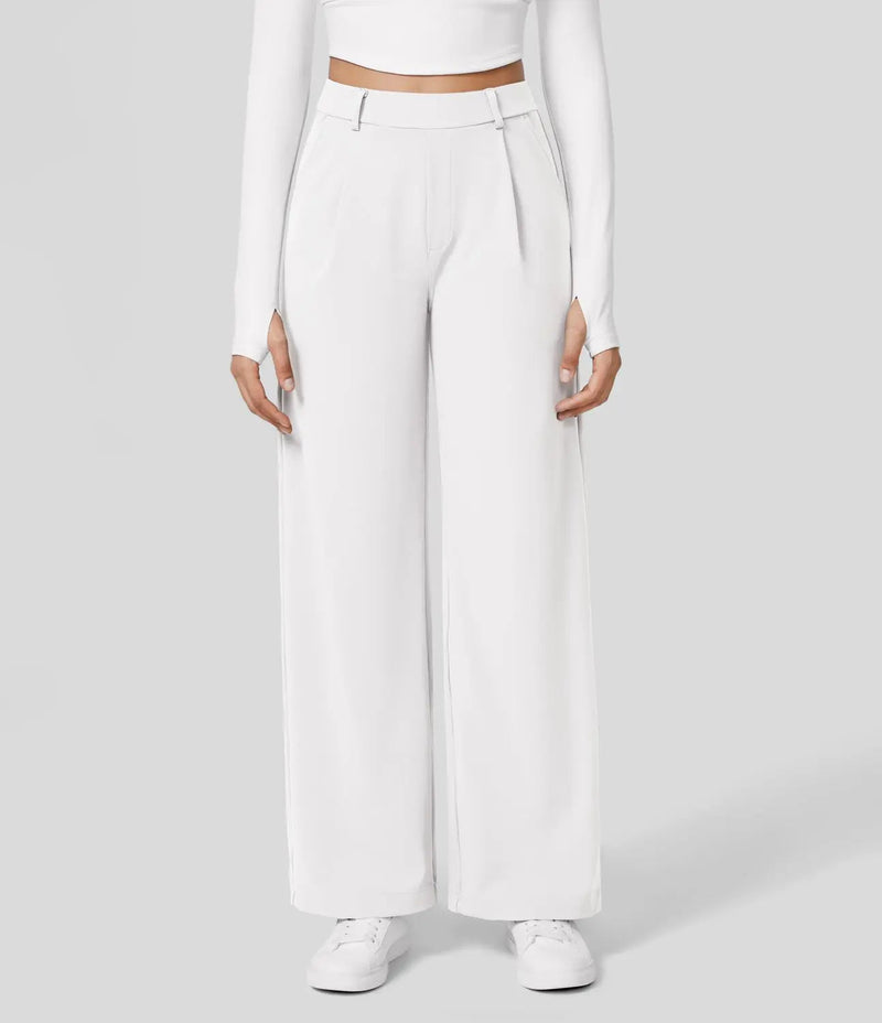 Comfortable Casual Trousers - Ace-White-S-36-State of Style