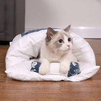 Comfortable Cat Sleeping Bag - SnugKitty-Blue Cat-M-State of Style
