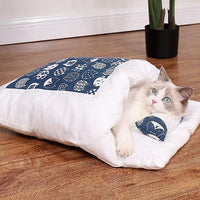 Comfortable Cat Sleeping Bag - SnugKitty-Blue Cat-S-State of Style