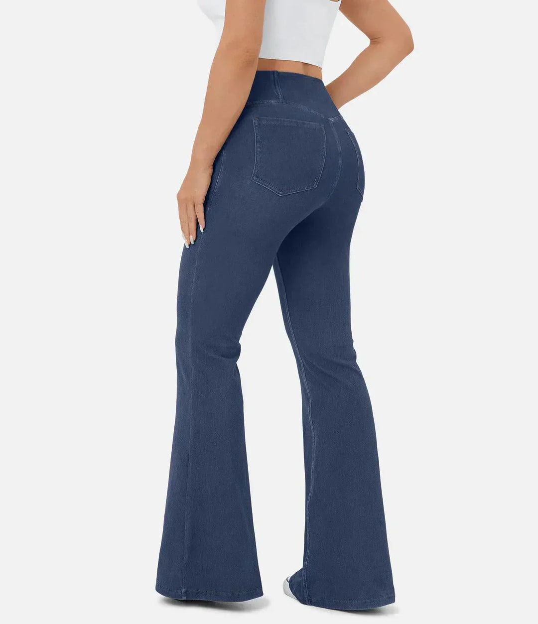 Comfortable Curvy High Waist Jeans - Aria-Light blue-XS-State of Style