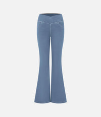 Comfortable Curvy High Waist Jeans - Aria-Light blue-XS-State of Style