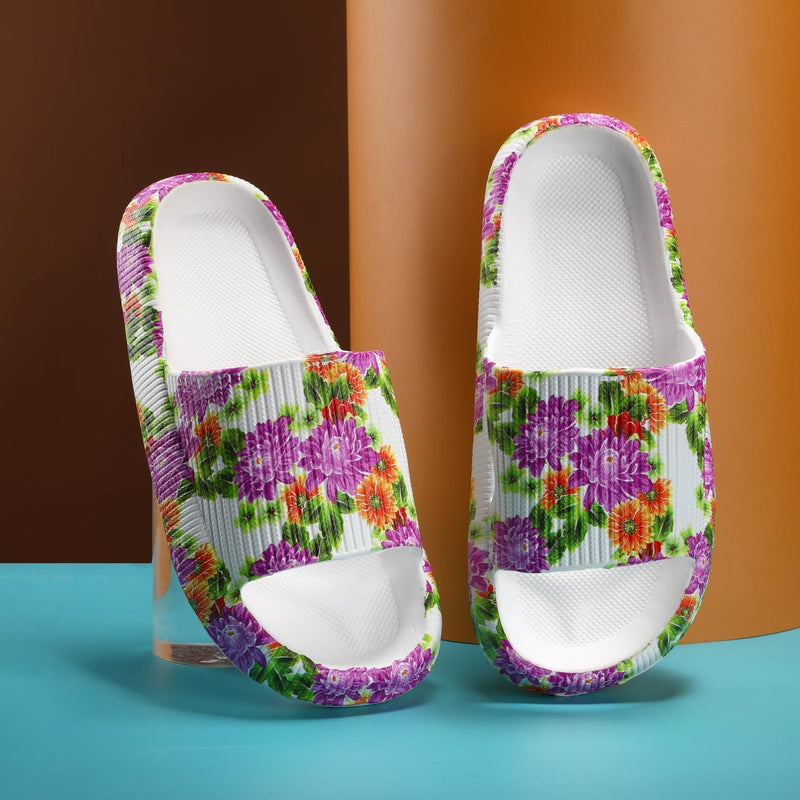 Comfortable Cushioned Slippers - Nora-Black-4/4.5-State of Style