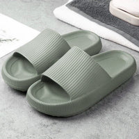 Comfortable Cushioned Slippers - Nora-Green-4/4.5-State of Style
