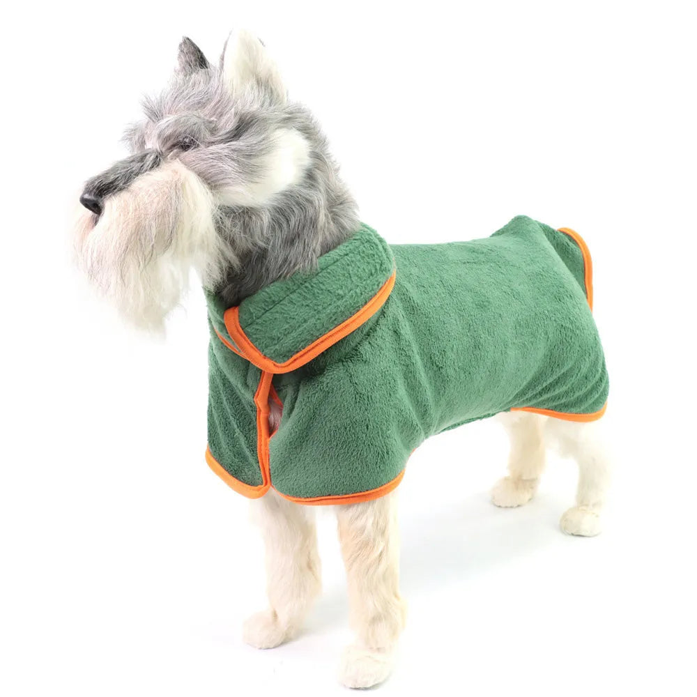 Comfortable Dog Bathrobe - Finn-Blue-XS-State of Style