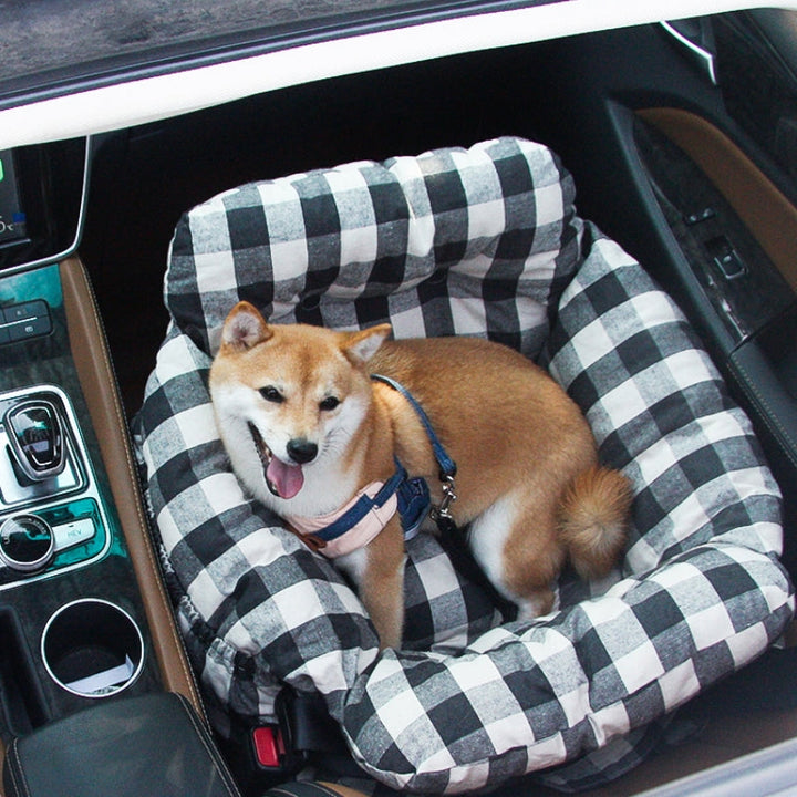 Comfortable Dog Bed for the Car - TravelPaw-Dark Green-State of Style