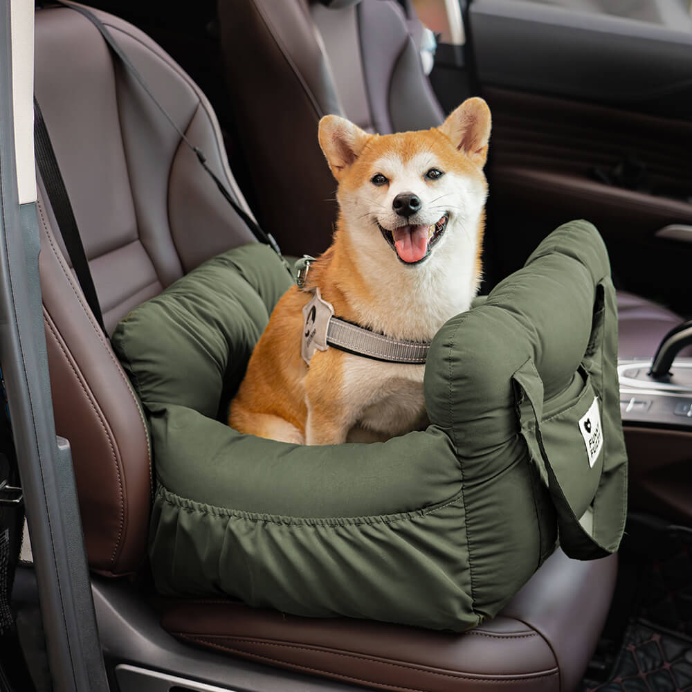 Comfortable Dog Bed for the Car - TravelPaw-Dark Green-State of Style