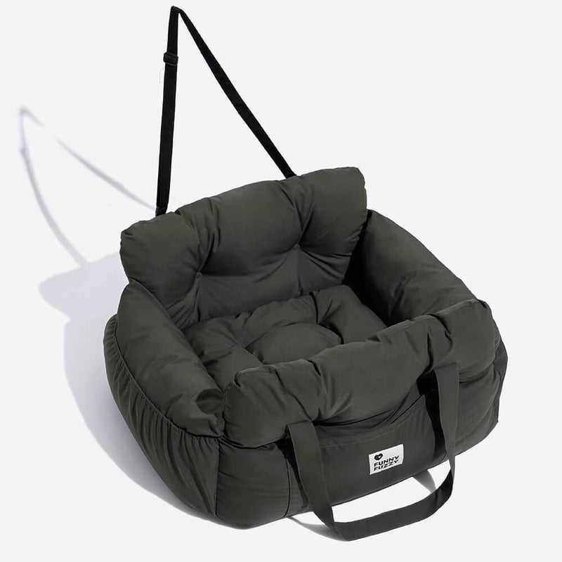 Comfortable Dog Bed for the Car - TravelPaw-Dark Green-State of Style