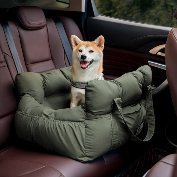 Comfortable Dog Bed for the Car - TravelPaw-Dark Green-State of Style