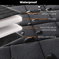 Comfortable Dog Car Bed - RoadPaw-Khaki-State of Style
