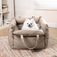 Comfortable Dog Car Seat - PawLuxury-Orange Green-State of Style