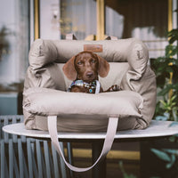 Comfortable Dog Car Seat - PawLuxury-Orange Green-State of Style