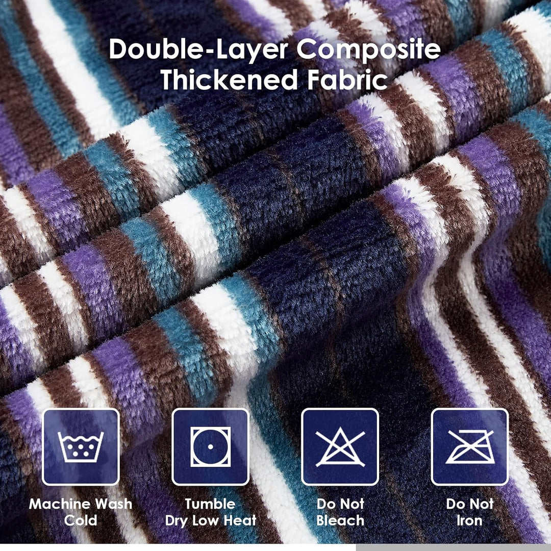 Comfortable Flannel Men's Bathrobe - James-Black-S/M-State of Style