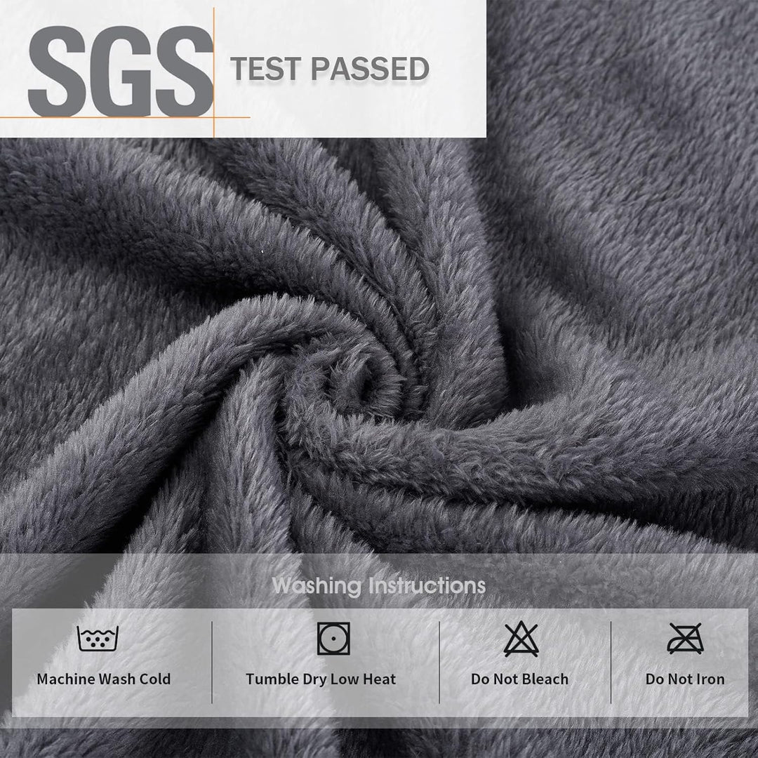 Comfortable Flannel Men's Bathrobe - James-Black-S/M-State of Style