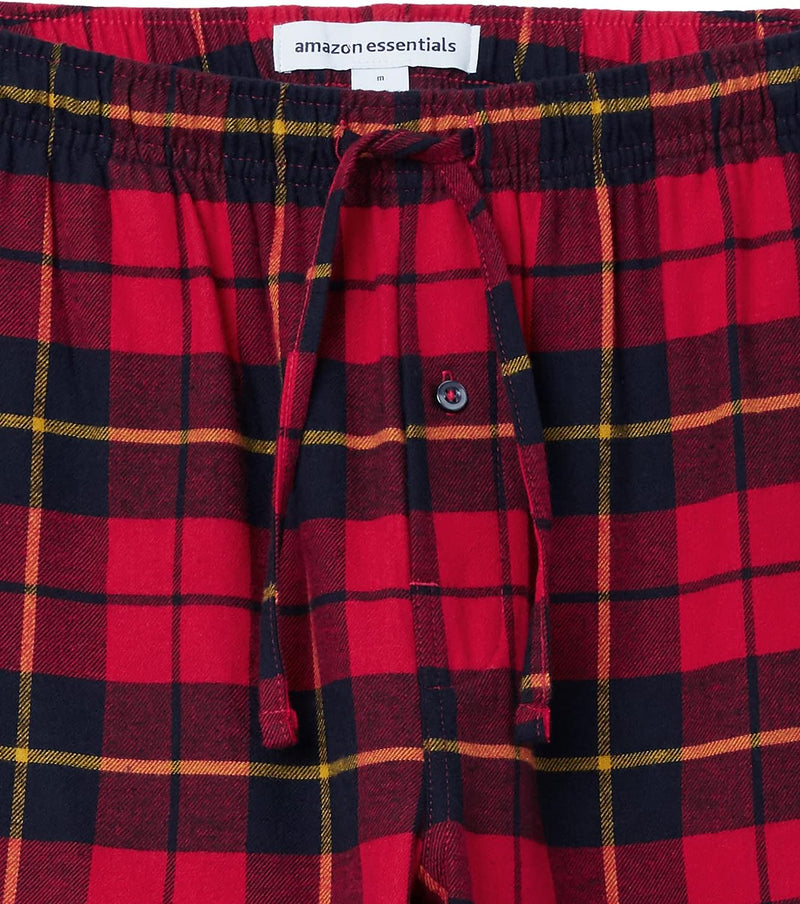 Comfortable Flannel Men's Pyjama Pants - Kyran-Grey White-S-State of Style