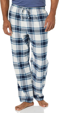 Comfortable Flannel Men's Pyjama Pants - Kyran-Grey White-S-State of Style