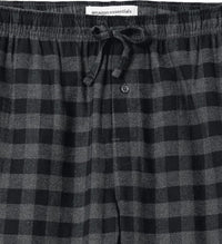 Comfortable Flannel Men's Pyjama Pants - Kyran-Grey White-S-State of Style