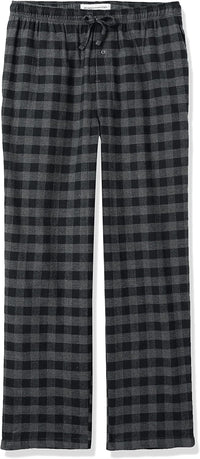 Comfortable Flannel Men's Pyjama Pants - Kyran-Grey White-S-State of Style