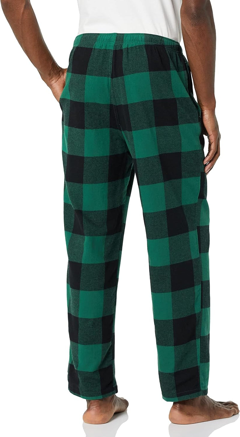 Comfortable Flannel Men's Pyjama Pants - Kyran-Grey White-S-State of Style