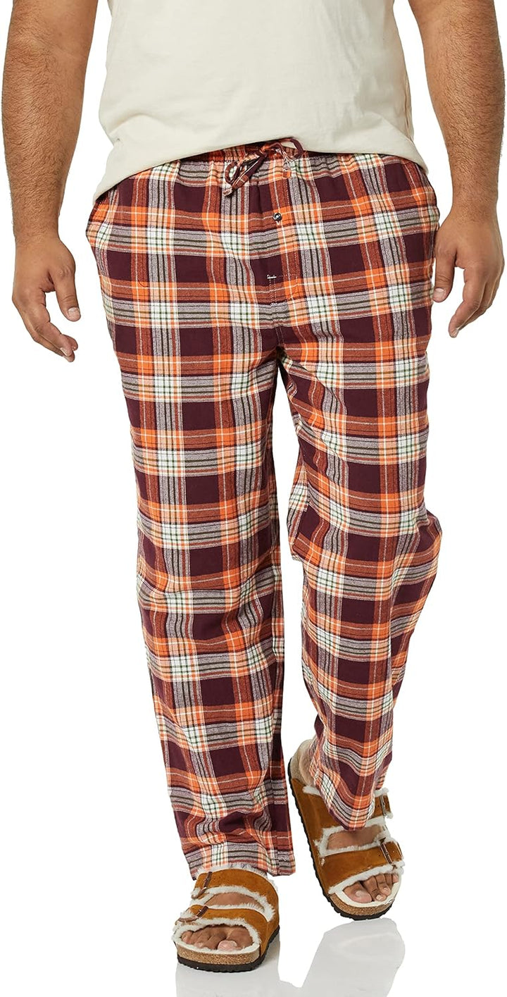 Comfortable Flannel Men's Pyjama Pants - Kyran-Grey White-S-State of Style