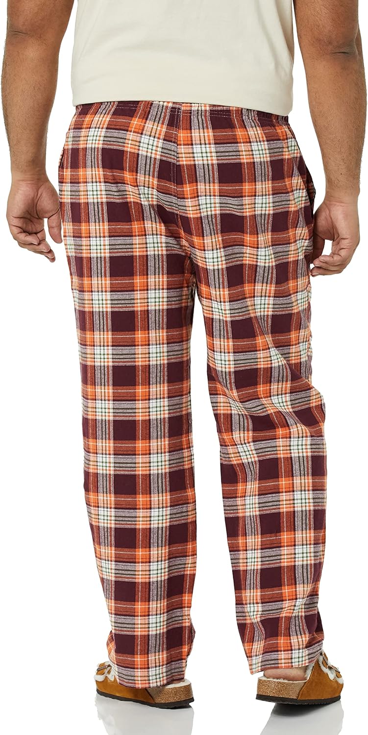 Comfortable Flannel Men's Pyjama Pants - Kyran-Grey White-S-State of Style