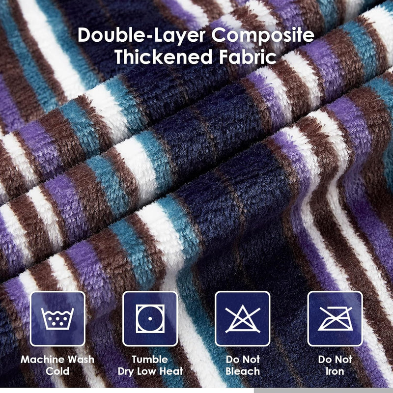 Comfortable Flannel Men's Robe - James-Black-S/M-State of Style