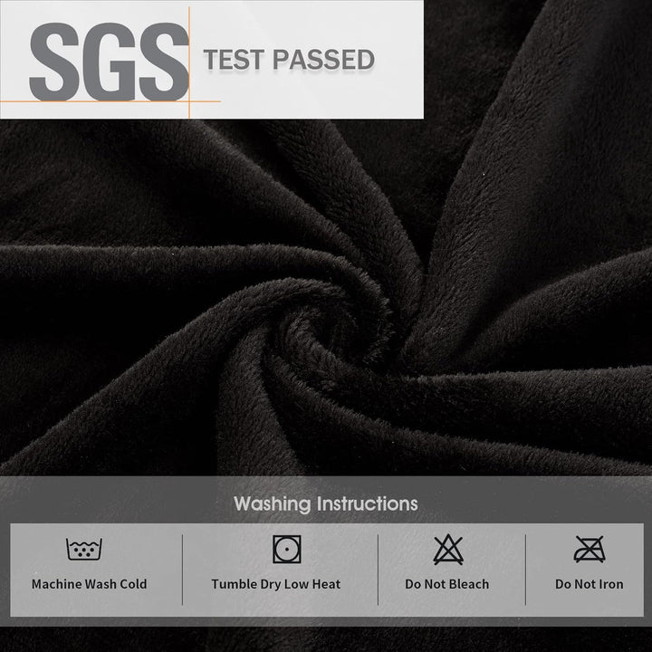 Comfortable Flannel Men's Robe - James-Black-S/M-State of Style