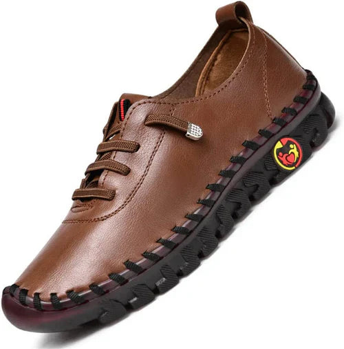 Comfortable Flat Women's Loafer – Ella-Brown-4.5-State of Style