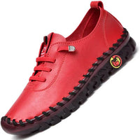 Comfortable Flat Women's Loafer – Ella-Red-4.5-State of Style