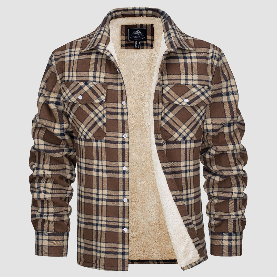 Comfortable Fleece Shirt - Ruben-Brown-S-State of Style