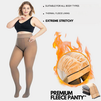 Comfortable Fleece Tights - Bella-Black-Standard - (XS to M) (50 ~70 KG)-State of Style