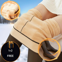 Comfortable Fleece Tights - Bella-Black-Standard - (XS to M) (50 ~70 KG)-State of Style