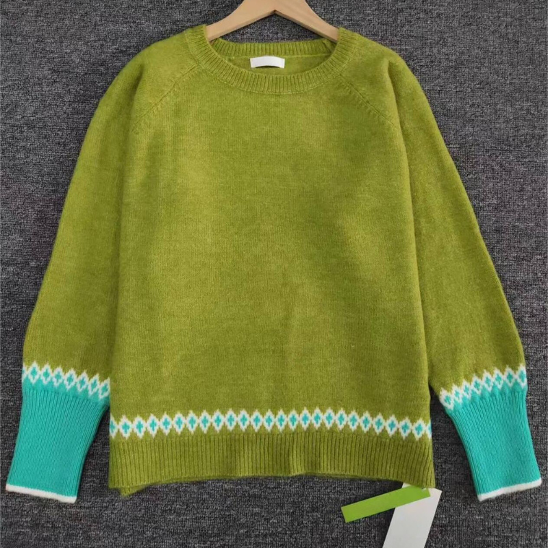 Comfortable Green Women's Sweater - Elin-S-State of Style