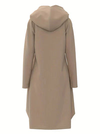 Comfortable Hoodie Dress - EllaCharm-Beige-S-State of Style