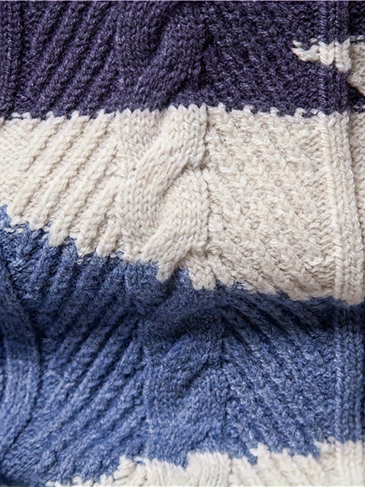 Comfortable Knitted Sweater for Men - Felix-Khaki-XS-State of Style