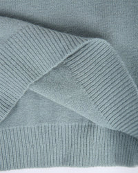 Comfortable Knitted Sweater for Women - CozyKnit-Blue-S-State of Style