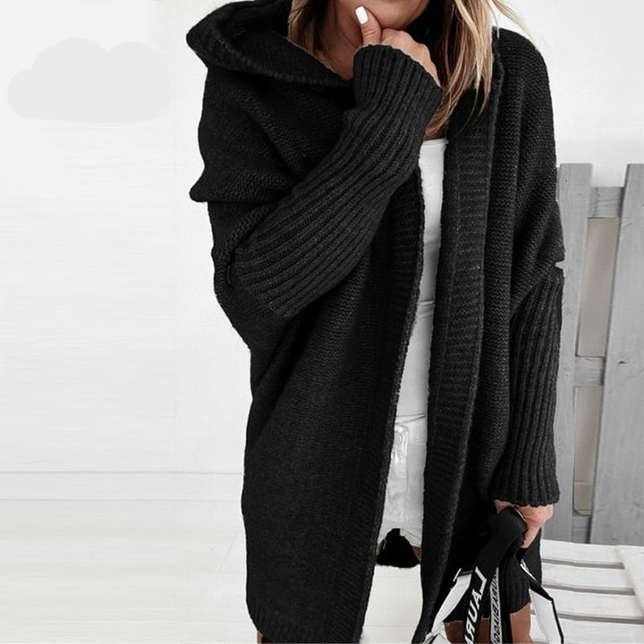 Comfortable Ladies Cardigan - Luna-Black-S-State of Style
