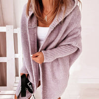 Comfortable Ladies Cardigan - Luna-Purple-S-State of Style