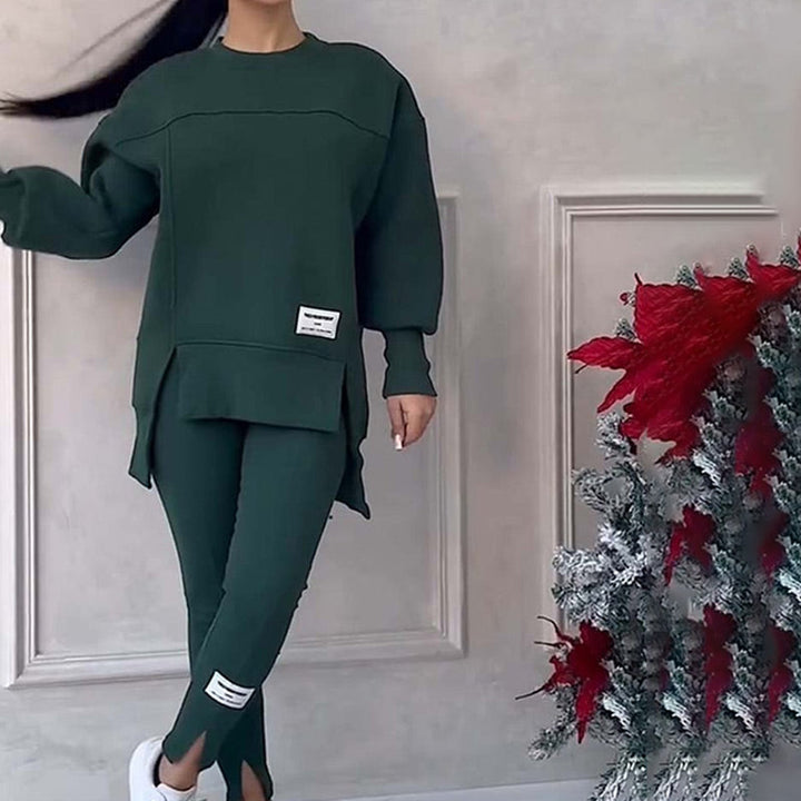 Comfortable Ladies Clothing Set - Elin-Black-S-State of Style