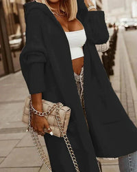 Comfortable Ladies' Hoodie - Elise-Black-S-State of Style