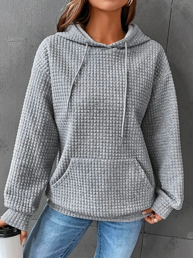 Comfortable Ladies Hoodie - Mia-Grey-S-State of Style
