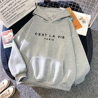 Comfortable Ladies Hoodie - Soleil-Grey-S-State of Style